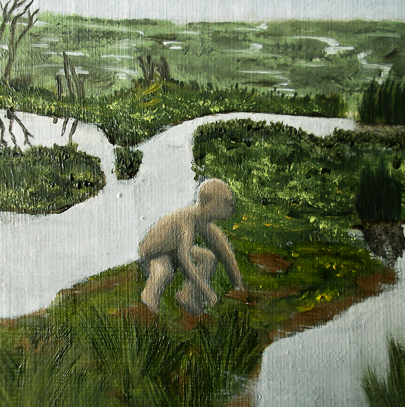 Gollum passage dead marshes detail shot oil painting lotr lord of the rings amazon tv series concept art illustration fantasy tolkien jglover josh glover