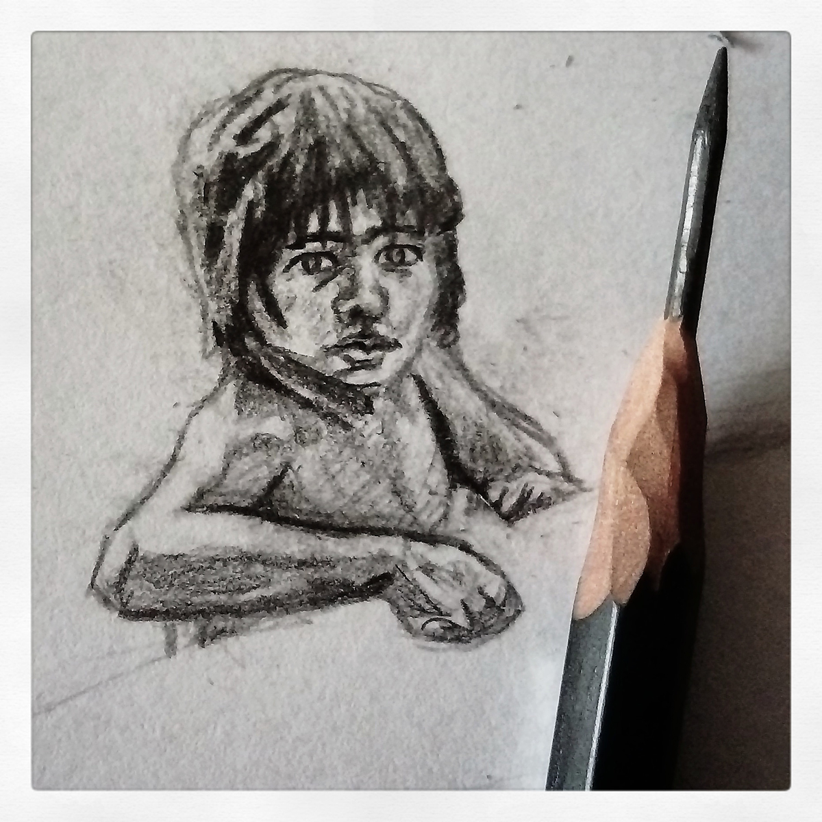 Mowgli jungle book pencil sketch sketchbook art illustration disney rudyard kipling drawing josh glover jglover art children book
