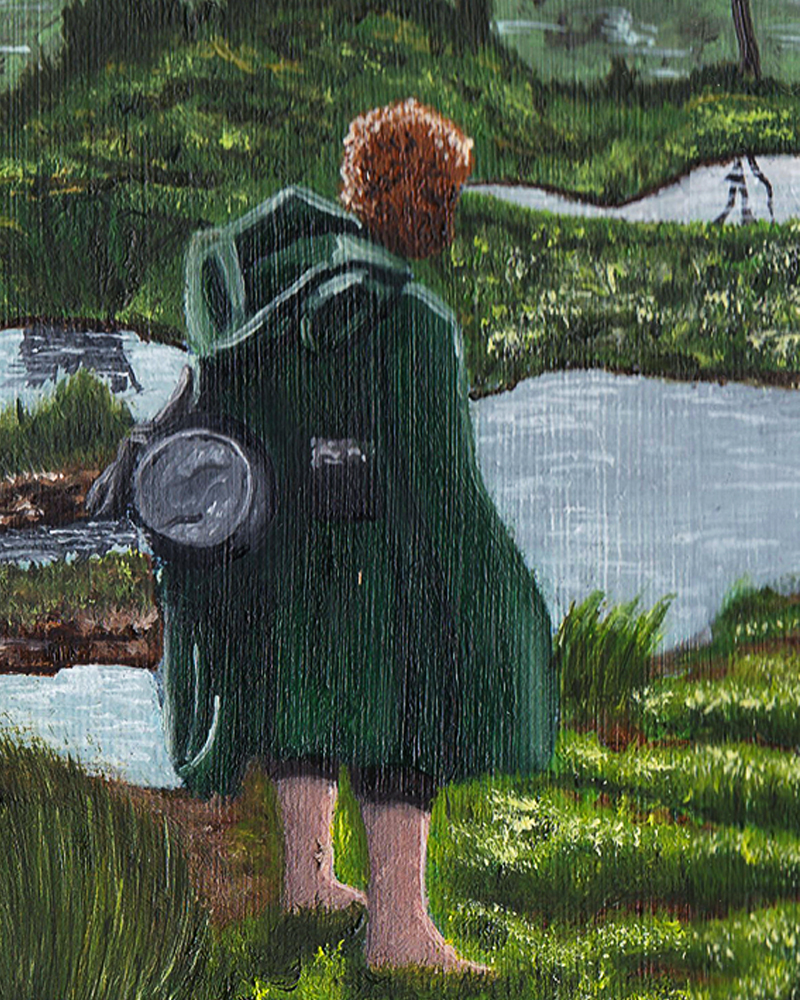 Samwise Gamgee passage of the marshes lord of the rings artwork oil painting illustration amazon tv series concept art landscape fantasy
