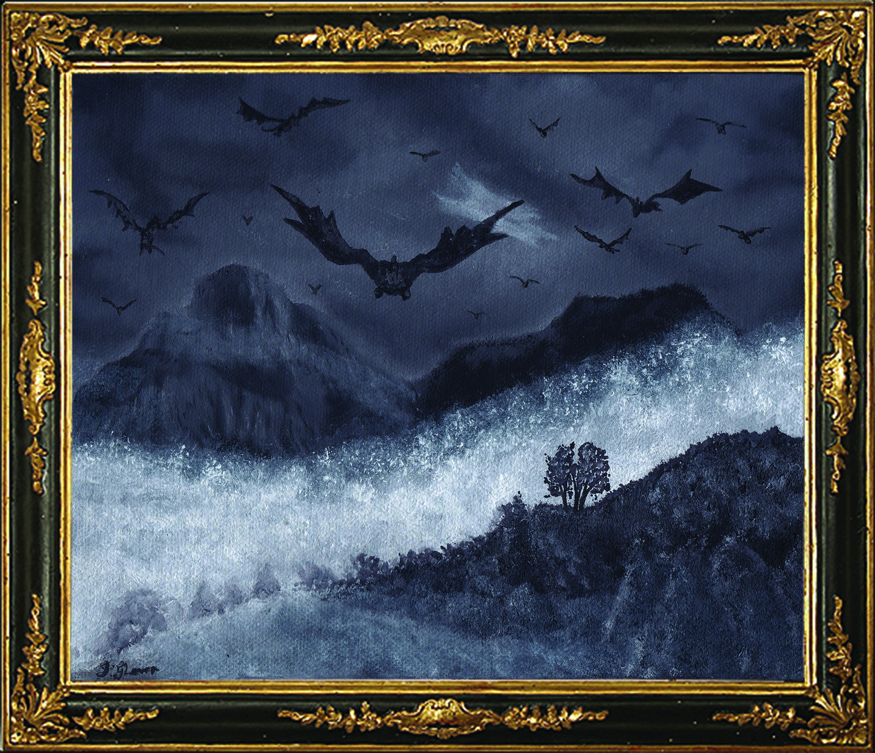 dragon art illustration oil painting landscape fantasy lotr tolkien lord of the rings amazon prime sale