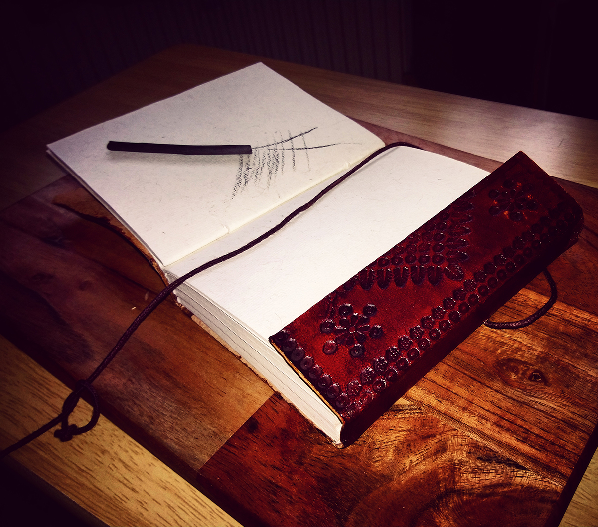 Camden Market Sketchbook leather bound hand made vintage history art drawing sketch