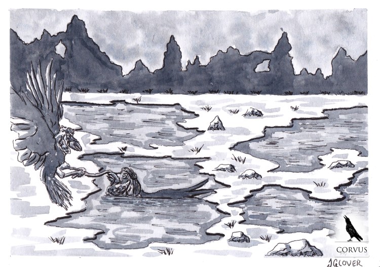 Corvus - Graphic Novel - Fantasy - Art - Illustration - Webcomic - Raven - Ravens - Norse - Crows - Story