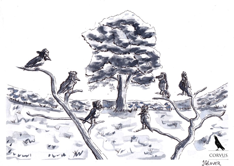 Corvus - Art - Illustration - Fantasy - Graphic Novel - Webcomic - Drawing - Inktober - Raven - Crow - Story