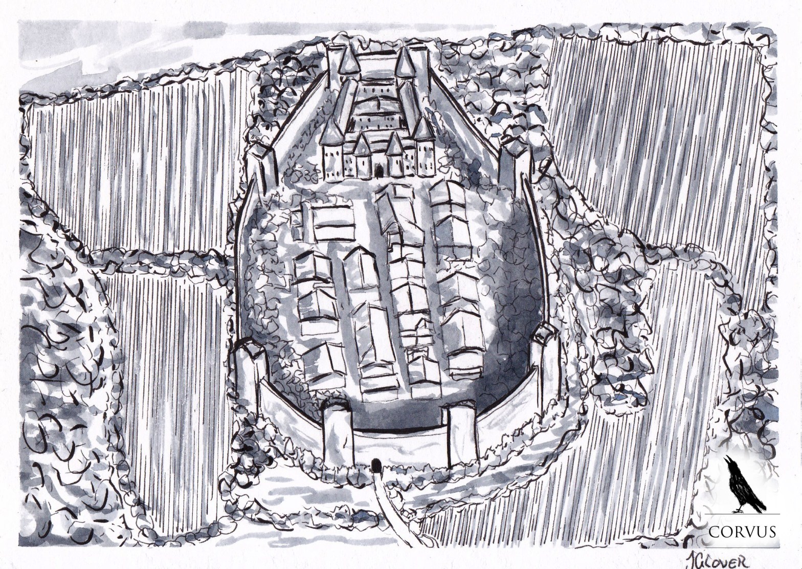 Corvus - Art - Illustration - Graphic Novel - Web Comic - Inktober - Story - Ink - Drawing - Fantasy - Ravens