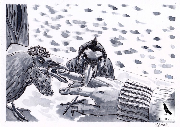 Corvus - Art - Illustration - Graphic Novel - Webcomic - Story - Fiction - Fantasy - Raven - Folklore