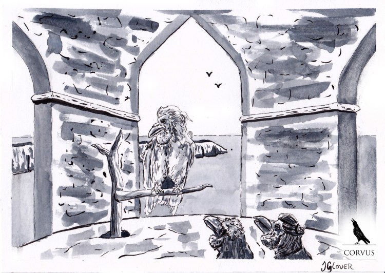 Corvus - graphic novel - raven - crow - webcomic - fantasy - art - illustration - story