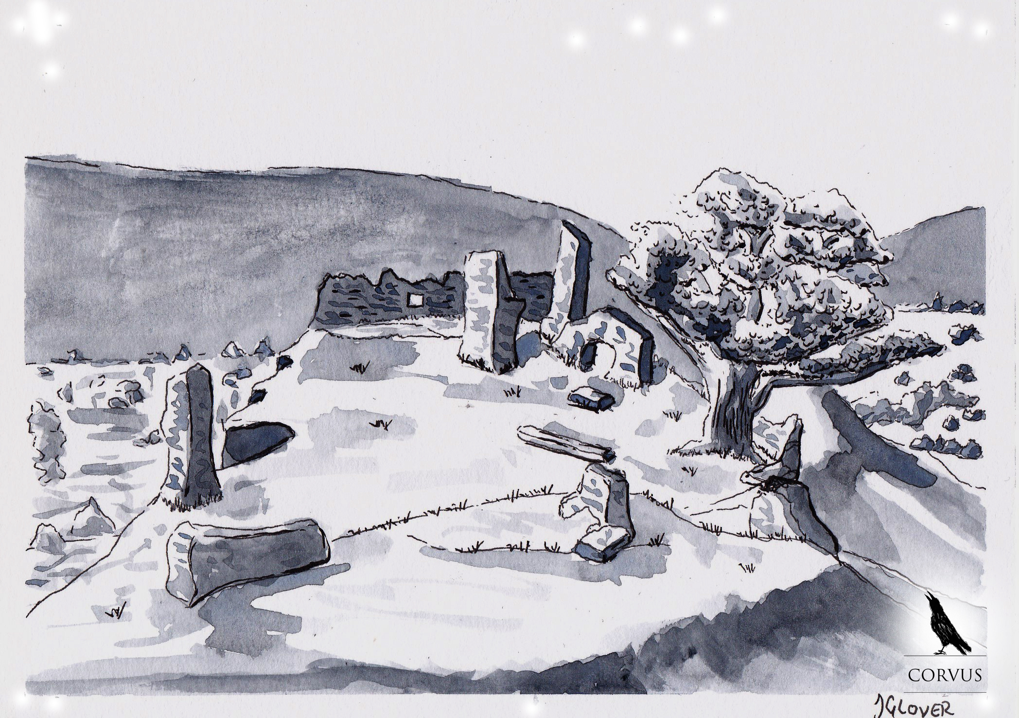 Corvus - Graphic Novel - Fantasy - Web - Comic - Art - Illustration - Story - History - Allegory - Inktober