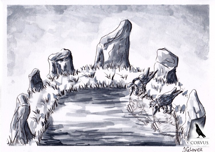 Corvus - Art - Illustration - Graphic Novel - Drawing - Folklore - Raven - Ravens - Crow - Fantasy