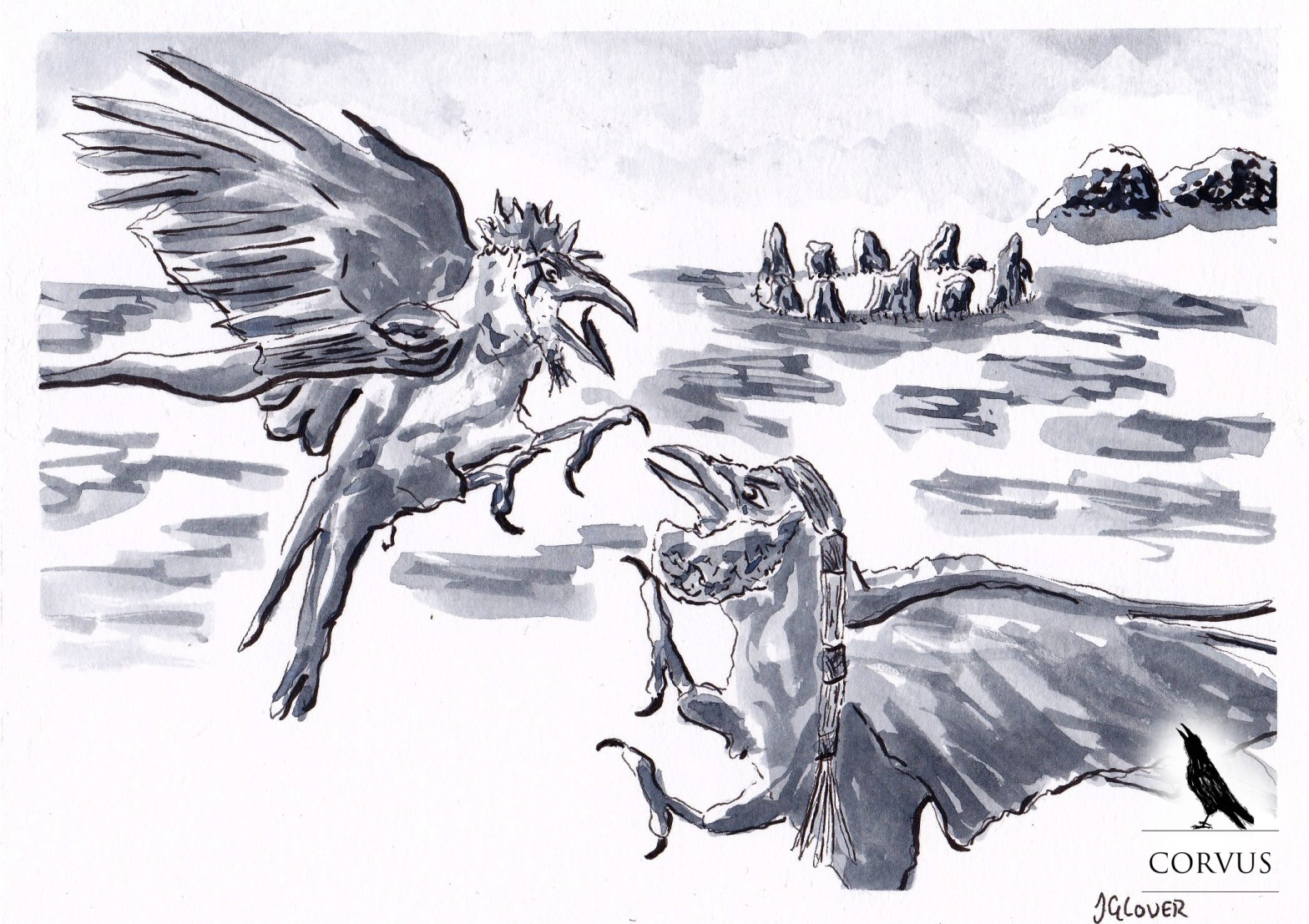 Corvus - Graphic Novel - Web Comic - Art - Illustration - Story - Fiction - Drawing