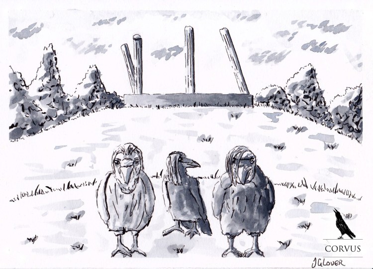 Corvus - Graphic Novel - Art - Illustration - Drawing - Folklore - Story - Artwork - Ravens