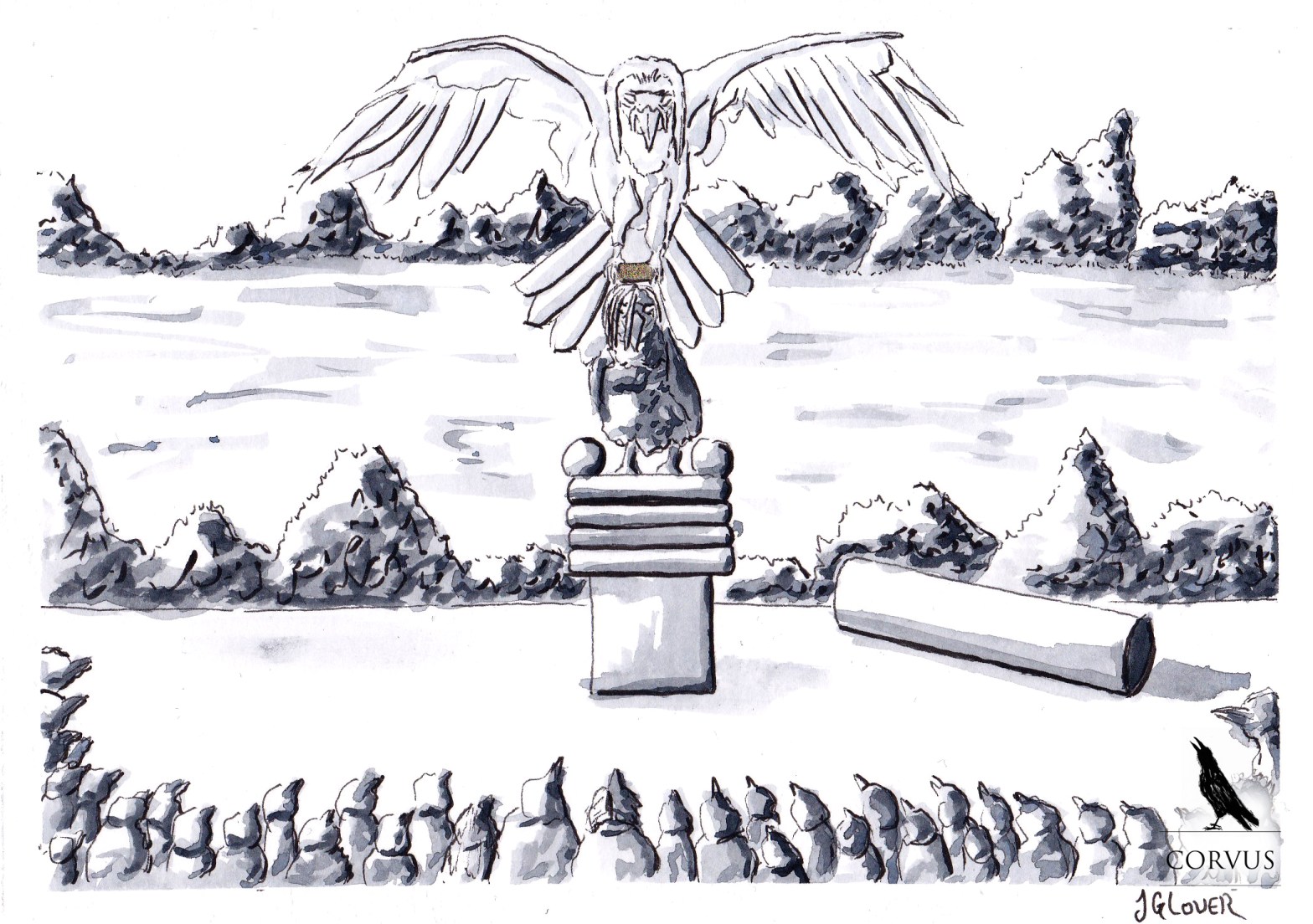 Corvus, Graphic Novel, Art, Illustration, Drawing, Folklore, Story, Myth, Legend, Fiction, Fantasy