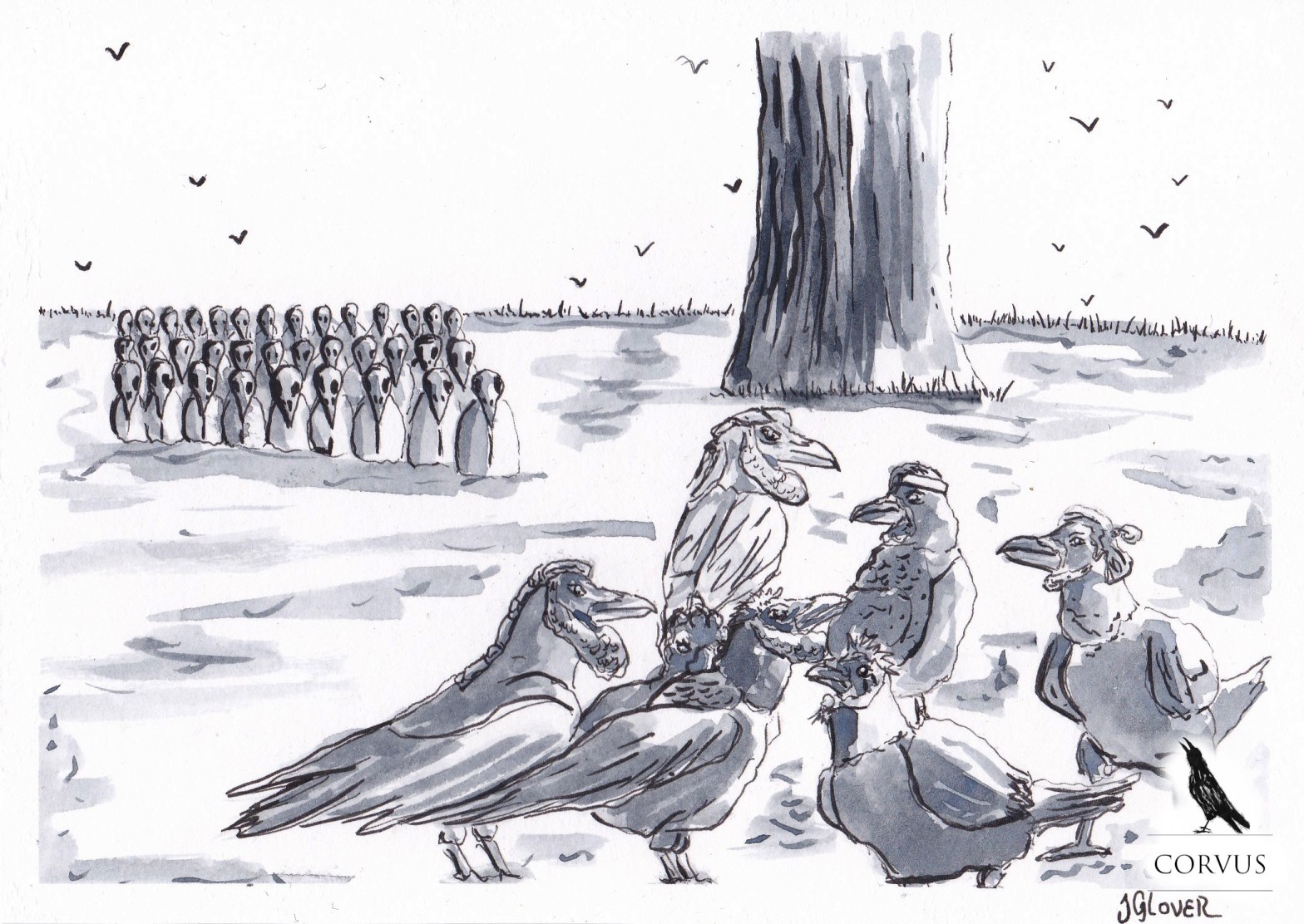 Corvus - Graphic Novel - Art - Illustration - Drawing - Story - Web Comic - Fantasy - Folklore - History