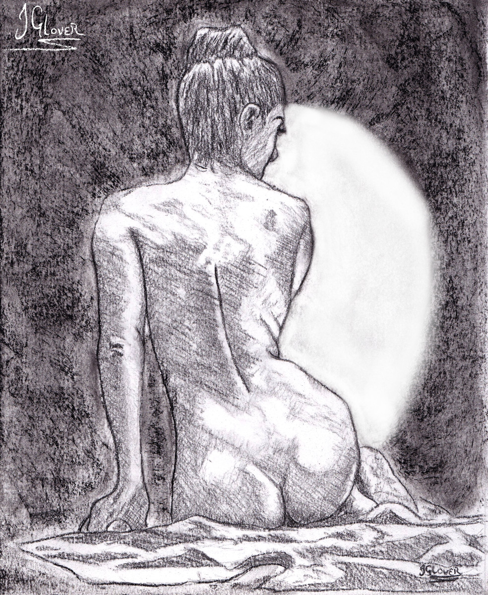 Geisha - Girl - Kyoto - Model - Figure - Drawing - Art - Illustration - Fine Art - Contemporary - Classicism - Classical