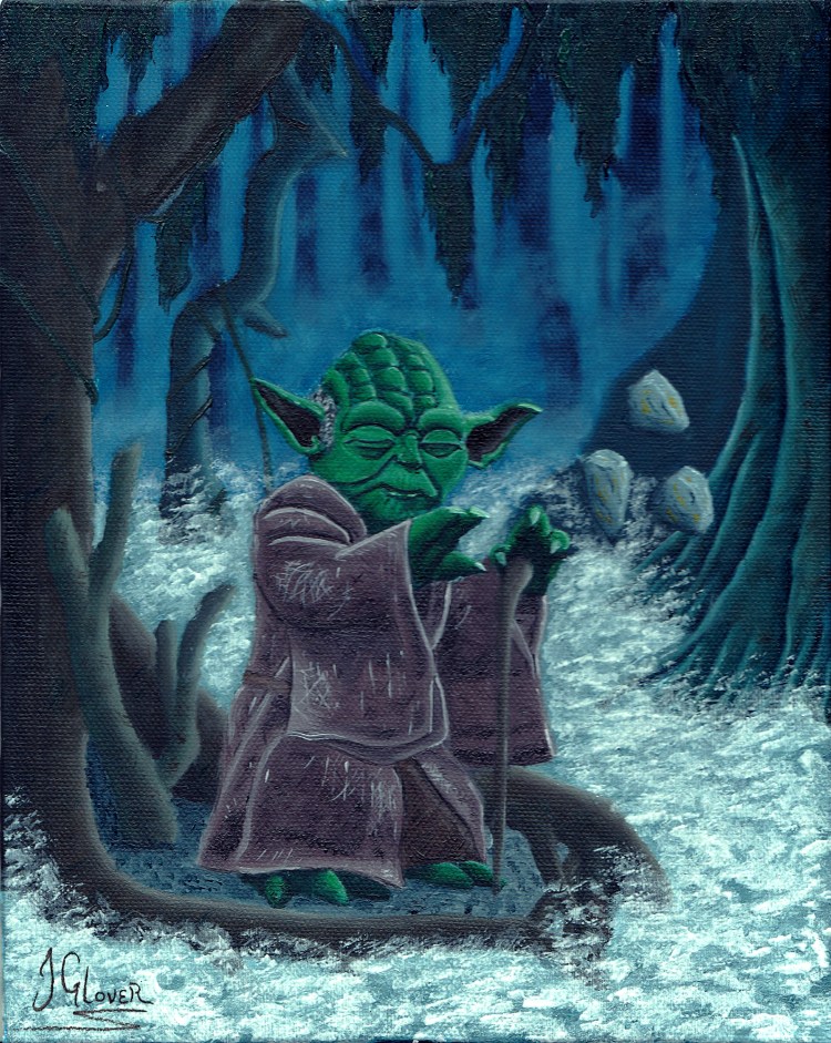 Jedi Master Yoda on Dagobah