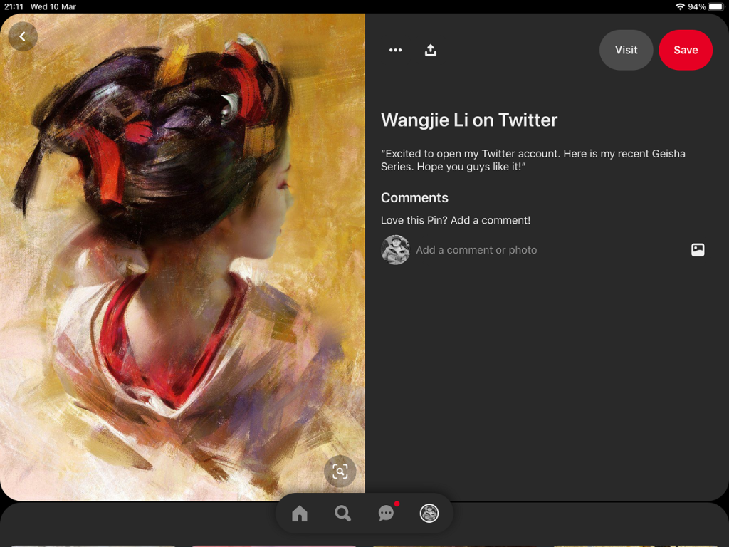 geisha painting inspiration fine art pinterest board wangjie li