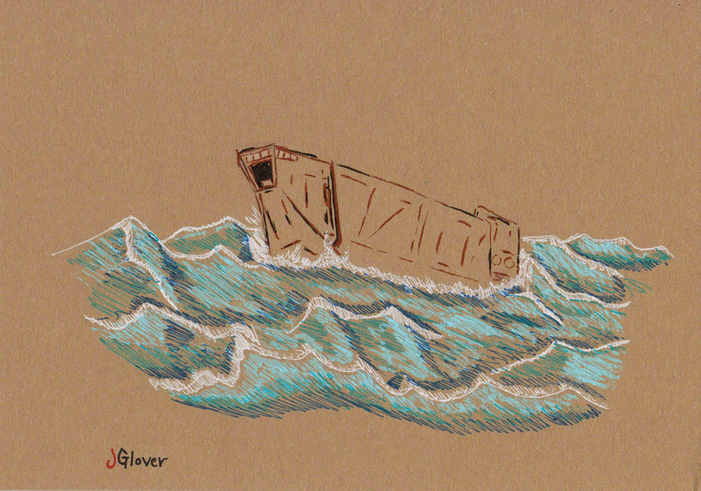 Jawa Sandcrawler - Ink Drawing - Star Wars Art - Illustration - Essex London UK