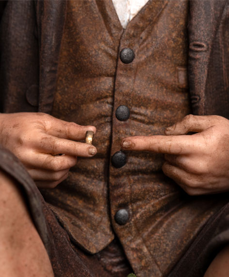 Weta Workshop - Masters Collection - Escape Off The Road - One Ring Detail