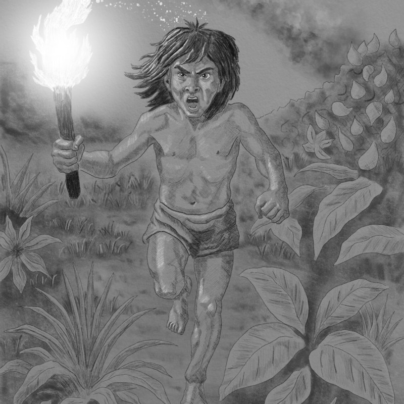 Mowgli Becomes a Man – Jungle Book&nbsp;Illustration