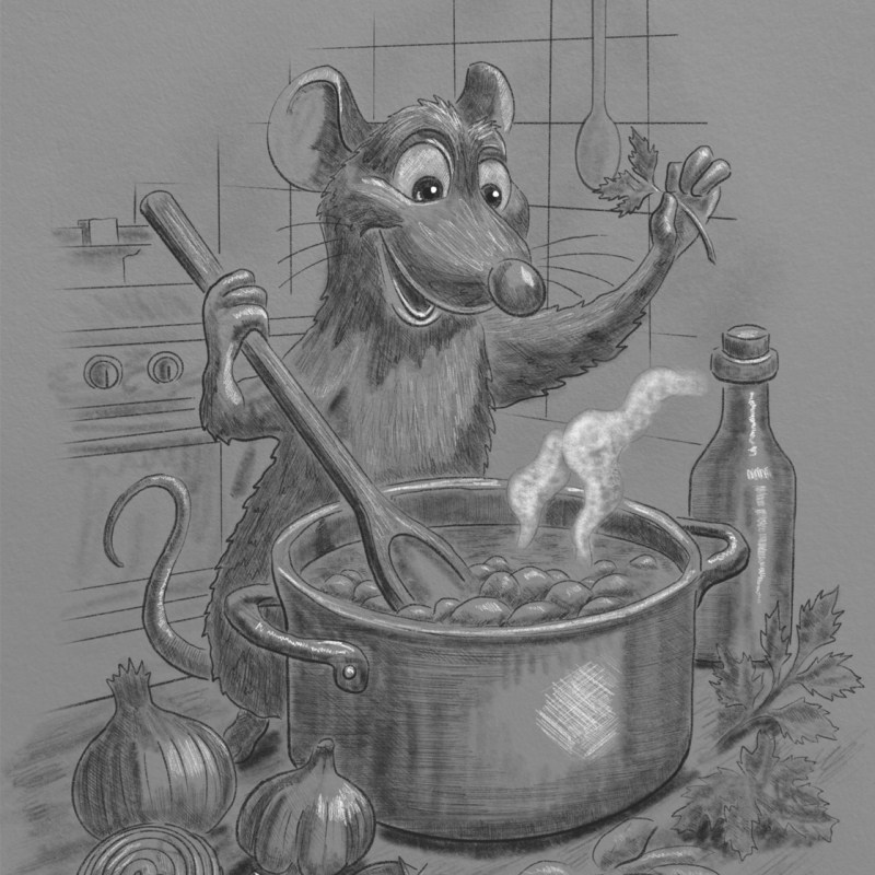 Anyone Can Cook – Ratatouille&nbsp;Illustration