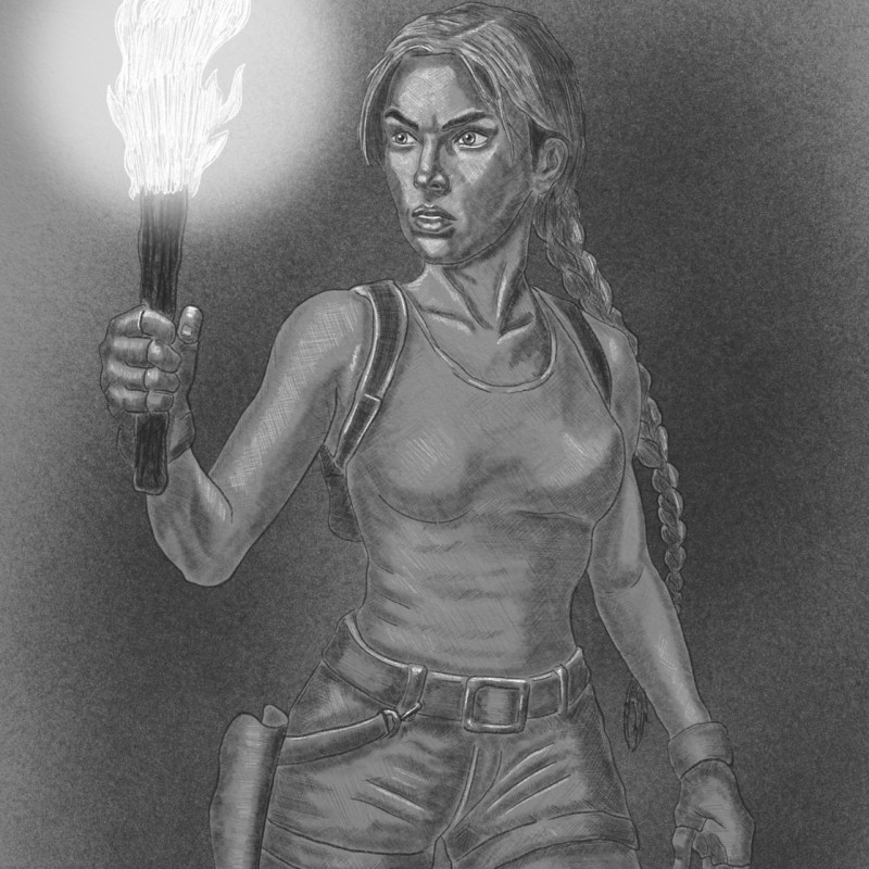 Lara Croft, the Tomb Raider – Tomb Raider&nbsp;Illustration